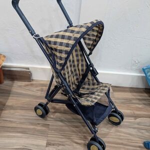 Plaid Foldable Stroller